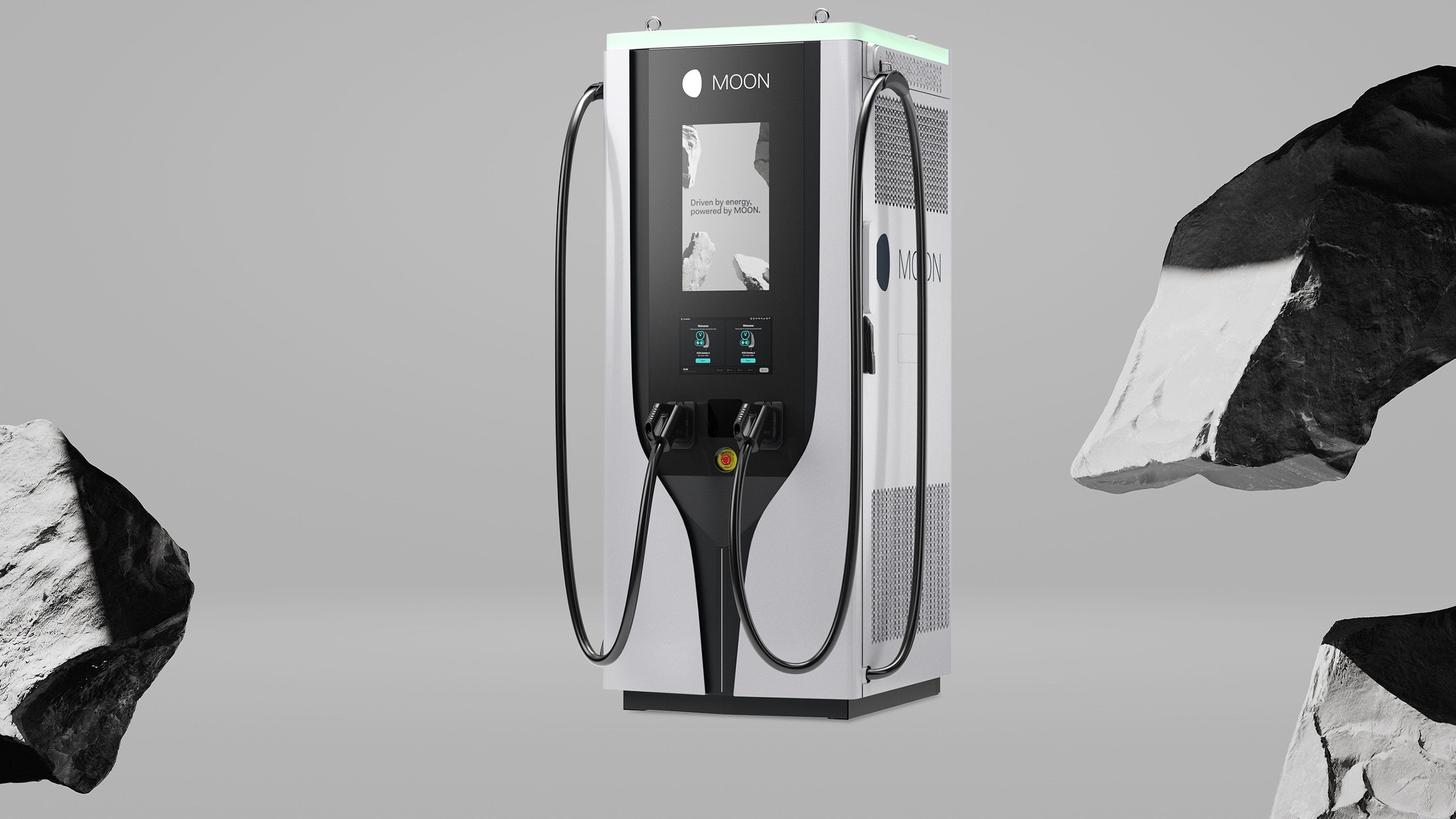 X-Charge C7 în fața bolovanilor